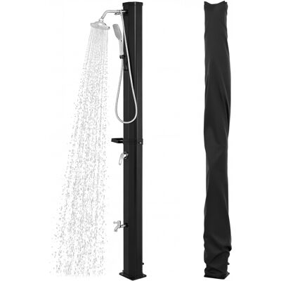 CostwayDouche Solaire 35 L avec Housse de Protection Pomme de Douche Rotatif Max 60°C Douche Exterieur Sans Raccordement Électrique Noir - Publicité CostwayDouche Solaire 35 L avec Housse de Protection Pomme de Douche Rotatif Max 60°C Douche Exterieur Sans Raccordement Électrique Noir - Publicité