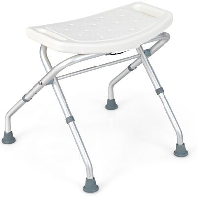 Tabouret de Douche Ajustable Costway - Siège de Douche Sécurisé pour Personnes Âgées & Handicapés - Publicité Tabouret de Douche Ajustable Costway - Siège de Douche Sécurisé pour Personnes Âgées & Handicapés - Publicité