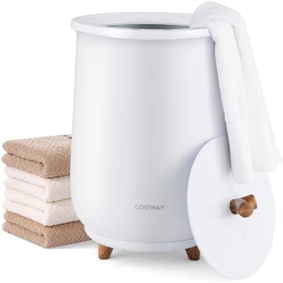 CostwayChauffe-Serviettes de Luxe de 23 L à 3 Niveaux 60 -80 Seau Chauffant de Serviettes Spa Minuterie 20-90 Min Arrêt Automatique Blanc - Publicité CostwayChauffe-Serviettes de Luxe de 23 L à 3 Niveaux 60 -80 Seau Chauffant de Serviettes Spa Minuterie 20-90 Min Arrêt Automatique Blanc - Publicité