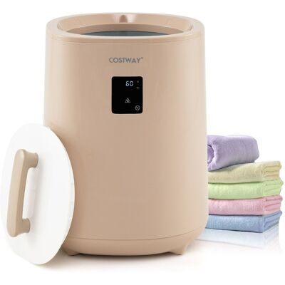 CostwayChauffe-serviettes de Salle de Bain Chauffe-couvertures de 18 L avec Écran LED et Arrêt Automatique Seau Portable Marron - Publicité CostwayChauffe-serviettes de Salle de Bain Chauffe-couvertures de 18 L avec Écran LED et Arrêt Automatique Seau Portable Marron - Publicité