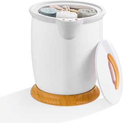CostwayChauffe-Serviettes en Seau 20L Chauffe-Serviettes avec Porte-Parfum pour Salle de Bain Portable pour Spa avec Arrêt Automatique Blanc - Publicité CostwayChauffe-Serviettes en Seau 20L Chauffe-Serviettes avec Porte-Parfum pour Salle de Bain Portable pour Spa avec Arrêt Automatique Blanc - Publicité