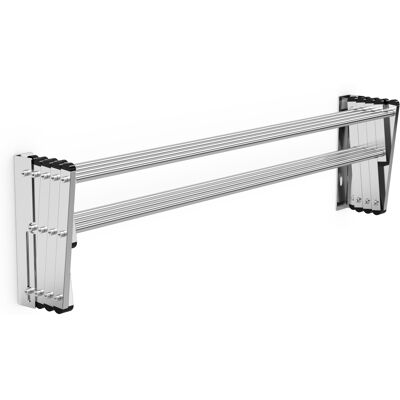 CostwayPorte-Serviettes Extensible Mural - 8 Barres en Acier Inox. 86 x 62 x 22 CM pour Salle de Bain Argent - Publicité CostwayPorte-Serviettes Extensible Mural - 8 Barres en Acier Inox. 86 x 62 x 22 CM pour Salle de Bain Argent - Publicité