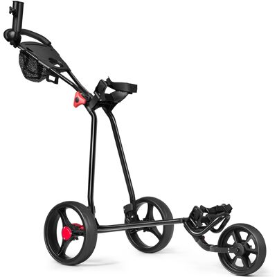 Chariot de Golf Costway - Pliable, Poignée Réglable, Porte-parapluie - Chariot de Golf - Publicité Chariot de Golf Costway - Pliable, Poignée Réglable, Porte-parapluie - Chariot de Golf - Publicité