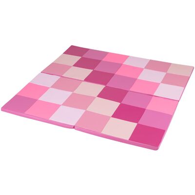 CostwayTapis d'Activité pour Tout-petit Tapis de Jeu Pliable avec Cuir Synthétique Imperméable & Mousse Douce Tapis de Sol 144 x 144 CM Rose - Publicité CostwayTapis d'Activité pour Tout-petit Tapis de Jeu Pliable avec Cuir Synthétique Imperméable & Mousse Douce Tapis de Sol 144 x 144 CM Rose - Publicité