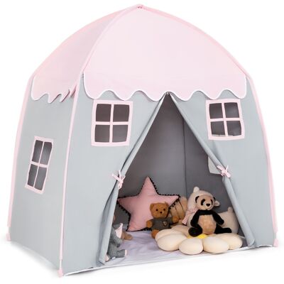 CostwayTente de Jeu pour Enfants 3 Ans + avec Tapis Antidérapant et Sac de Transport Rose - Publicité CostwayTente de Jeu pour Enfants 3 Ans + avec Tapis Antidérapant et Sac de Transport Rose - Publicité
