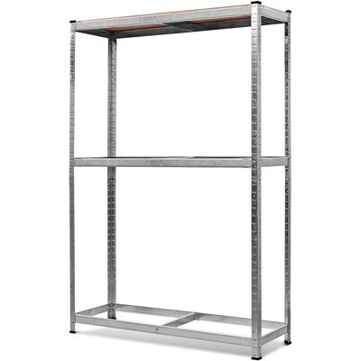 CostwayEtagère de Rangement à 3 Niveaux Stockage pour Pneus Rayonnage pour 8 Pneus en Acier et MDF, 120x40x180cm, Argenté - Publicité CostwayEtagère de Rangement à 3 Niveaux Stockage pour Pneus Rayonnage pour 8 Pneus en Acier et MDF, 120x40x180cm, Argenté - Publicité