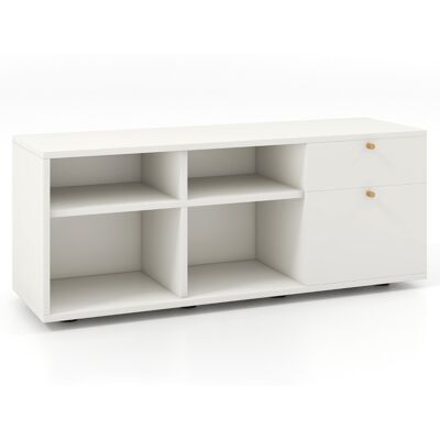 Costway - ArmoireEntrée-2T4C - 2 tiroirs - 4 cubes - Buffet de rangement - Publicité Costway - ArmoireEntrée-2T4C - 2 tiroirs - 4 cubes - Buffet de rangement - Publicité