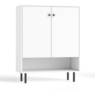 CostwayBuffet en Bois avec Étagères Réglables et 2 Portes Armoire de Service Buffet Armoire de Cuisine 75 X 35 X 95 Cm Blanc - Publicité CostwayBuffet en Bois avec Étagères Réglables et 2 Portes Armoire de Service Buffet Armoire de Cuisine 75 X 35 X 95 Cm Blanc - Publicité