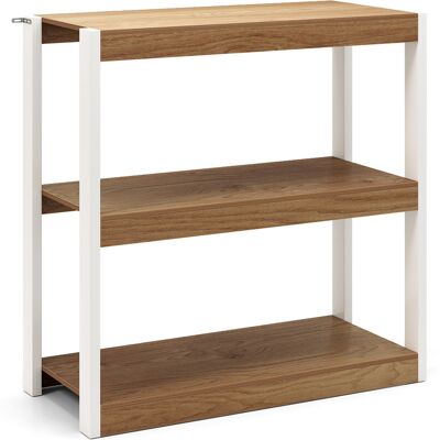 CostwayEtagère à 3 Niveaux Bibliothèque en Bois 2 Kits Anti-Basculement Etagère Ouverte Organisateur de Rangement Naturel - Publicité CostwayEtagère à 3 Niveaux Bibliothèque en Bois 2 Kits Anti-Basculement Etagère Ouverte Organisateur de Rangement Naturel - Publicité