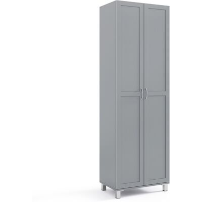 CostwayArmoire de Rangement Haute à Double Porte Armoire de Garde-Manger avec Étagère Réglable et Dispositif Anti-Basculement Gris - Publicité CostwayArmoire de Rangement Haute à Double Porte Armoire de Garde-Manger avec Étagère Réglable et Dispositif Anti-Basculement Gris - Publicité
