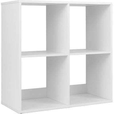 CostwayLot de 2 Etagères à 4 Cubes Bibliothèque à 2 Niveaux Bibliothèque Autoportante Style Rustique Etagère de Présentation Ouverte en 2 PCS Blanc - Publicité CostwayLot de 2 Etagères à 4 Cubes Bibliothèque à 2 Niveaux Bibliothèque Autoportante Style Rustique Etagère de Présentation Ouverte en 2 PCS Blanc - Publicité
