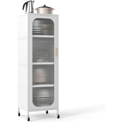 CostwayArmoire de Rangement en Métal à 5 Niveaux Garde-Manger de Cuisine Étroit Haut avec Étagères Réglables Organiseur Utilitaire Blanc - Publicité CostwayArmoire de Rangement en Métal à 5 Niveaux Garde-Manger de Cuisine Étroit Haut avec Étagères Réglables Organiseur Utilitaire Blanc - Publicité