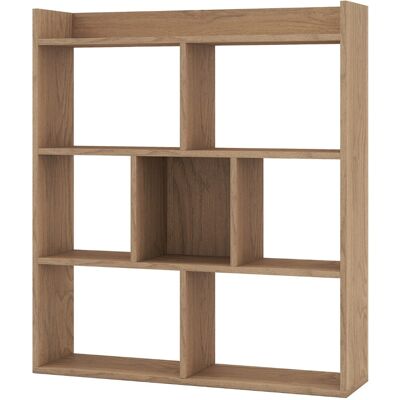 CostwayÉtagère à Livres Ouverte à 7 Cubes Étagère de Rangement pour Maison Bibliothèque Horizontale Unité de Rangement Autonome pour Salon Naturel - Publicité CostwayÉtagère à Livres Ouverte à 7 Cubes Étagère de Rangement pour Maison Bibliothèque Horizontale Unité de Rangement Autonome pour Salon Naturel - Publicité
