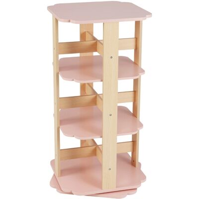 CostwayBibliothèque Rotative Étagère à Livres pour Enfants à 3 Niveaux Tour Rotative à 360° avec 12 Compartiments Support à Livres Rose - Publicité CostwayBibliothèque Rotative Étagère à Livres pour Enfants à 3 Niveaux Tour Rotative à 360° avec 12 Compartiments Support à Livres Rose - Publicité