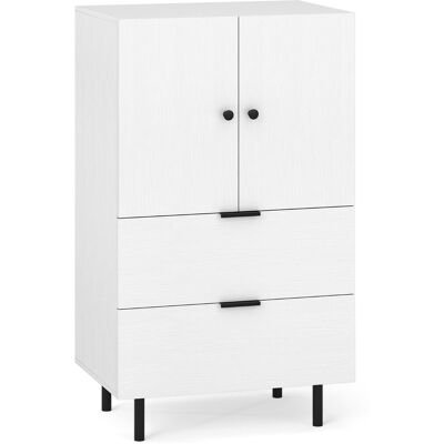 CostwayBuffet à 2 Portes avec Tiroirs et Rangement Meuble Bar sur Pied avec Pieds en Métal Vitrine Blanc - Publicité CostwayBuffet à 2 Portes avec Tiroirs et Rangement Meuble Bar sur Pied avec Pieds en Métal Vitrine Blanc - Publicité