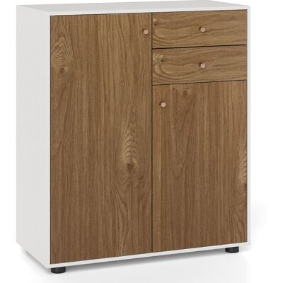 CostwayBuffet Meuble de Rangement Cuisine à Buffet Meuble Bar avec 2 Tiroirs 2 Portes et 3 Étagères Réglables Organisateur de Rangement Naturel - Publicité CostwayBuffet Meuble de Rangement Cuisine à Buffet Meuble Bar avec 2 Tiroirs 2 Portes et 3 Étagères Réglables Organisateur de Rangement Naturel - Publicité