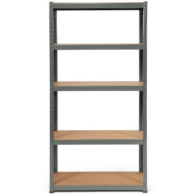 CostwayEtagère de Garage à 5 Niveaux Charge Max.175KG Etagère Ajustable 90 x 40 x 180cm Gris - Publicité CostwayEtagère de Garage à 5 Niveaux Charge Max.175KG Etagère Ajustable 90 x 40 x 180cm Gris - Publicité