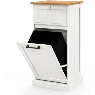 CostwayArmoire à Linge avec Panier à Linge Inclinable Armoire Autoportante avec Tiroir Armoire de Rangement avec pour Salle de Bain Chambre Buanderie Blanc - Publicité CostwayArmoire à Linge avec Panier à Linge Inclinable Armoire Autoportante avec Tiroir Armoire de Rangement avec pour Salle de Bain Chambre Buanderie Blanc - Publicité