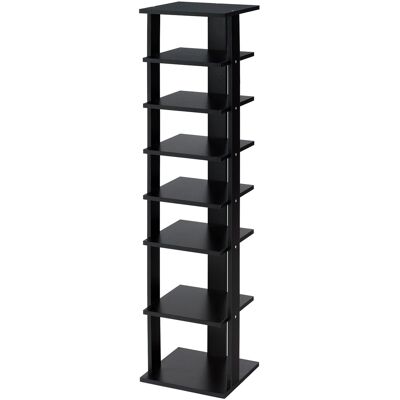 CostwayMeuble à Chaussures 7 Niveaux en Forme de Tour Peu Encombrante Rangement d'Angle 27x26x110cm Noir - Publicité CostwayMeuble à Chaussures 7 Niveaux en Forme de Tour Peu Encombrante Rangement d'Angle 27x26x110cm Noir - Publicité