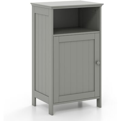 CostwayMeuble de Salle de Bain avec Porte Simple et Étagère Réglable de Rangement 40 x 30 x 70 CM en Bois pour Maison Salon Gris - Publicité CostwayMeuble de Salle de Bain avec Porte Simple et Étagère Réglable de Rangement 40 x 30 x 70 CM en Bois pour Maison Salon Gris - Publicité