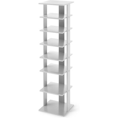 CostwayMeuble à Chaussures 7 Niveaux en Forme de Tour Peu Encombrante Rangement d'Angle 27x26x110cm Gris - Publicité CostwayMeuble à Chaussures 7 Niveaux en Forme de Tour Peu Encombrante Rangement d'Angle 27x26x110cm Gris - Publicité