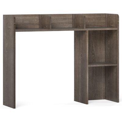 CostwayOrganisateur Rangement de Bureau 94x25x74 CM Étagère Bibliothèque à 3 Niveaux avec 2 Dispositifs Anti-renversement Marron - Publicité CostwayOrganisateur Rangement de Bureau 94x25x74 CM Étagère Bibliothèque à 3 Niveaux avec 2 Dispositifs Anti-renversement Marron - Publicité