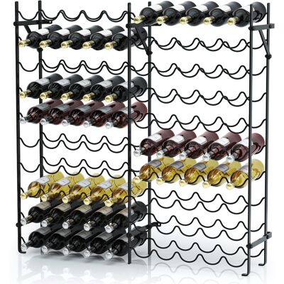 CostwayPorte-Bouteilles en Métal Support de Rangement pour Vin Stable Salle à Manger 10 Niveaux Casier à Vin Pouvant Contenir 100 Bouteilles Noir - Publicité CostwayPorte-Bouteilles en Métal Support de Rangement pour Vin Stable Salle à Manger 10 Niveaux Casier à Vin Pouvant Contenir 100 Bouteilles Noir - Publicité
