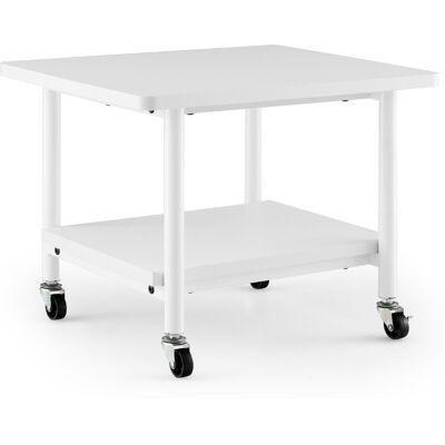 CostwaySupport d'Imprimante à 2 Niveaux Meuble Imprimante avec 4 Roues & Étagère de Rangement pour Dossier Organisateur de Stockage Blanc - Publicité CostwaySupport d'Imprimante à 2 Niveaux Meuble Imprimante avec 4 Roues & Étagère de Rangement pour Dossier Organisateur de Stockage Blanc - Publicité