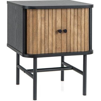 CostwayTable de Chevet avec Portes Coulissantes Moderne Du Milieu Du Siècle avec Armoire de Rangement Pieds en Métal Table D'appoint Compacte Noir - Publicité CostwayTable de Chevet avec Portes Coulissantes Moderne Du Milieu Du Siècle avec Armoire de Rangement Pieds en Métal Table D'appoint Compacte Noir - Publicité