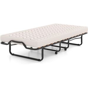 CostwayLit Pliable 80 x 200 cm avec Matelas en Mousse à Mémoire de Forme & Fibre Hypoallergénique Lit pour Invités Pliable Fabriqué en Italie - Publicité CostwayLit Pliable 80 x 200 cm avec Matelas en Mousse à Mémoire de Forme & Fibre Hypoallergénique Lit pour Invités Pliable Fabriqué en Italie - Publicité