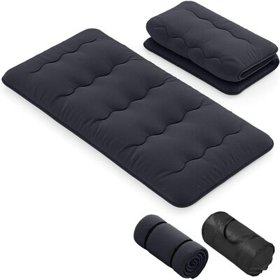 CostwayMatelas Futon Japonais Portable 90 x 200 cm Rembourrage en Coton Matelas de Sol Pliable pour 1 Personnes Sac de Transport Housse Lavable - Publicité CostwayMatelas Futon Japonais Portable 90 x 200 cm Rembourrage en Coton Matelas de Sol Pliable pour 1 Personnes Sac de Transport Housse Lavable - Publicité