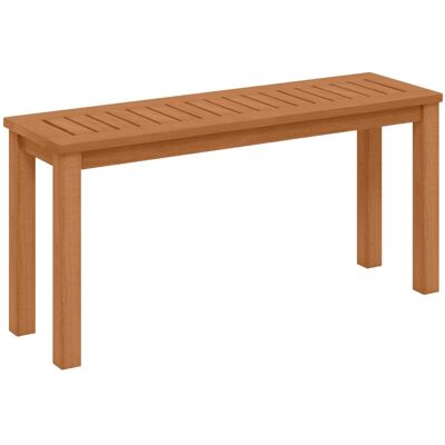 CostwayBanc en Bois Extérieur Sans Dossier avec Siège à Lattes Style Rustique Finition à l'Huile de Teck Charge 180 KG 100 x 30 x 47 CM - Publicité CostwayBanc en Bois Extérieur Sans Dossier avec Siège à Lattes Style Rustique Finition à l'Huile de Teck Charge 180 KG 100 x 30 x 47 CM - Publicité