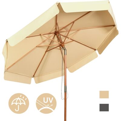 Parasol inclinable Costway 3m avec protection UV et polyester imperméable - Publicité Parasol inclinable Costway 3m avec protection UV et polyester imperméable - Publicité