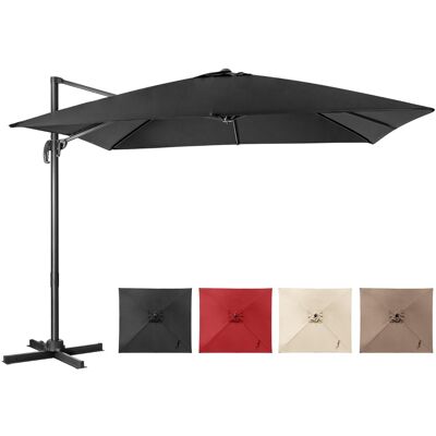 CostwayParasol Déporté Inclinable 3x3M avec Base Croisée Rotation à 360° Manivelle 8 Baleines Event pour Jardin Terrasse Noir - Publicité CostwayParasol Déporté Inclinable 3x3M avec Base Croisée Rotation à 360° Manivelle 8 Baleines Event pour Jardin Terrasse Noir - Publicité