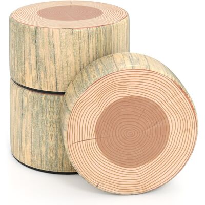 CostwayEnsemble de 3 Tabourets en Forme de Souche d'Arbre Coussins de Sol pour Enfants avec Imprimé Bois Nature & Hauteurs Variées Naturel - Publicité CostwayEnsemble de 3 Tabourets en Forme de Souche d'Arbre Coussins de Sol pour Enfants avec Imprimé Bois Nature & Hauteurs Variées Naturel - Publicité