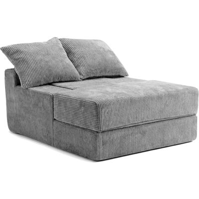 CostwayCanapé-Lit Convertible Fauteuil Pliable en Polaire Corail avec 2 Coussins Dossier Ergonomique Housse Lavable Canapé de Sol Confortable Gris - Publicité CostwayCanapé-Lit Convertible Fauteuil Pliable en Polaire Corail avec 2 Coussins Dossier Ergonomique Housse Lavable Canapé de Sol Confortable Gris - Publicité
