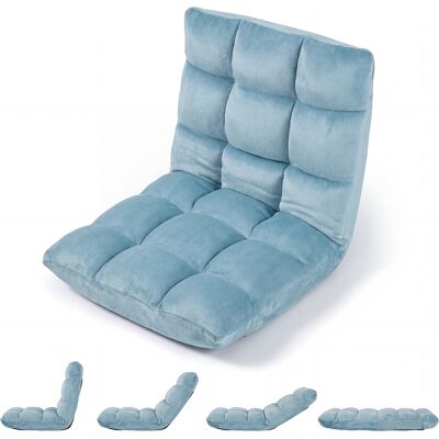 CostwayFauteuil de Sol Pliable Paresseux Tatami avec Dossier Réglable 14 Positions Mousse Haute Densité Cadre Métal Patins Antidérapants Vert - Publicité CostwayFauteuil de Sol Pliable Paresseux Tatami avec Dossier Réglable 14 Positions Mousse Haute Densité Cadre Métal Patins Antidérapants Vert - Publicité