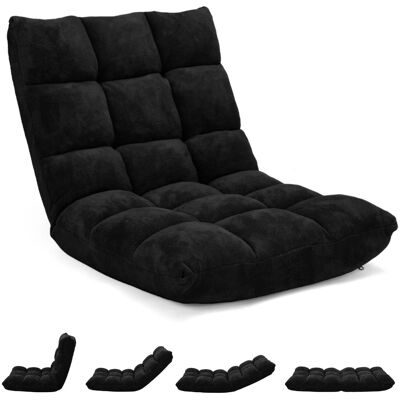 CostwayChaise de Méditation Canapé-Lit Pliable avec 14 Positions Réglables 54,5 x 54,5 x 56CM Noir - Publicité CostwayChaise de Méditation Canapé-Lit Pliable avec 14 Positions Réglables 54,5 x 54,5 x 56CM Noir - Publicité