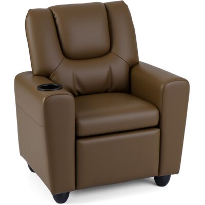 CostwayFauteuil Relax Enfant Fauteuil Inclinable pour Tout-Petit avec Porte-Gobelet et Repose-Pieds Ajustable Fauteuil pour 3+ Ans Café - Publicité CostwayFauteuil Relax Enfant Fauteuil Inclinable pour Tout-Petit avec Porte-Gobelet et Repose-Pieds Ajustable Fauteuil pour 3+ Ans Café - Publicité