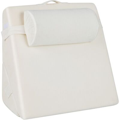 CostwayOreiller de Lecture en Mousse à Mémoire Coussin Triangle avec Housse Amovible et Appui-tête Réglable Design 12 en 1 Blanc - Publicité CostwayOreiller de Lecture en Mousse à Mémoire Coussin Triangle avec Housse Amovible et Appui-tête Réglable Design 12 en 1 Blanc - Publicité