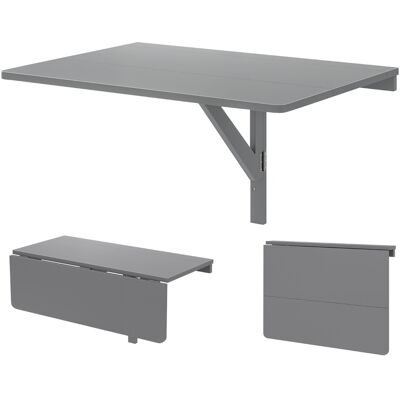 CostwayTable Pliant Mural Table de Cuisine Gain de Place Table Murale Rabattable 80 X 60 cm Gris - Publicité CostwayTable Pliant Mural Table de Cuisine Gain de Place Table Murale Rabattable 80 X 60 cm Gris - Publicité