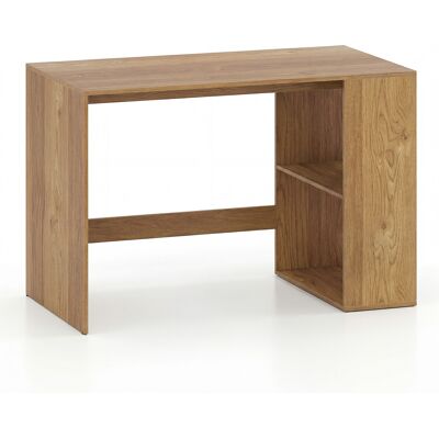 CostwayBureau 112x60 CM Bureau Gaming avec 2 Étagères Latérales Ouvertes& Plateau de Travail Spacieux Poste de Travail en Bois Naturel - Publicité CostwayBureau 112x60 CM Bureau Gaming avec 2 Étagères Latérales Ouvertes& Plateau de Travail Spacieux Poste de Travail en Bois Naturel - Publicité
