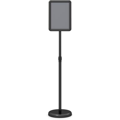 CostwayPrésentoir A4 Robuste sur Pied Support Publicitaire à Cadre Pression Rotation 360° Hauteur Réglable Structure Métallique Noir - Publicité CostwayPrésentoir A4 Robuste sur Pied Support Publicitaire à Cadre Pression Rotation 360° Hauteur Réglable Structure Métallique Noir - Publicité