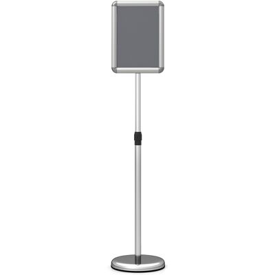 CostwayPrésentoir A4 Robuste sur Pied Support Publicitaire à Cadre Pression Rotation 360° Hauteur Réglable Structure Métallique Argent - Publicité CostwayPrésentoir A4 Robuste sur Pied Support Publicitaire à Cadre Pression Rotation 360° Hauteur Réglable Structure Métallique Argent - Publicité
