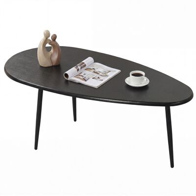 CostwayTable Basse Ovale Table Basse avec Structure Métallique Résistante Design Compact pour Canapé Meuble d'Appoint Noir - Publicité CostwayTable Basse Ovale Table Basse avec Structure Métallique Résistante Design Compact pour Canapé Meuble d'Appoint Noir - Publicité