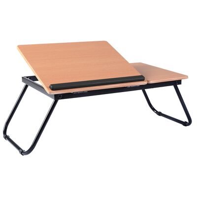 CostwayBureau Portable Pliable Portable Table pour Ordinateur Multifonctionnelle avec Plateau Inclinable Pliable pour Maison Bureau et Voyage Noir - Publicité CostwayBureau Portable Pliable Portable Table pour Ordinateur Multifonctionnelle avec Plateau Inclinable Pliable pour Maison Bureau et Voyage Noir - Publicité
