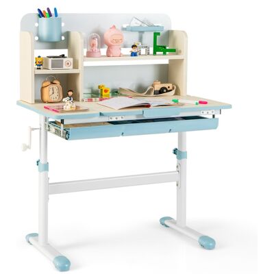 CostwayBureau d'Etude pour Enfants Table d'Ecriture Réglable en Hauteur Plateau Inclinable Bureau Enfants pour 3-12 Ans Bleu - Publicité CostwayBureau d'Etude pour Enfants Table d'Ecriture Réglable en Hauteur Plateau Inclinable Bureau Enfants pour 3-12 Ans Bleu - Publicité