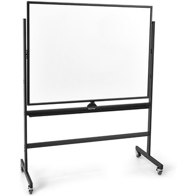 CostwayTableau Blanc Réversible à 360° de 90x120 cm avec Hauteur Réglable et 4 Roulettes pour École/Maison/Bureau/Salle de classe - Publicité CostwayTableau Blanc Réversible à 360° de 90x120 cm avec Hauteur Réglable et 4 Roulettes pour École/Maison/Bureau/Salle de classe - Publicité