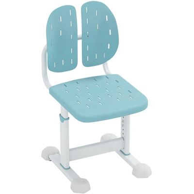 CostwayChaise de Bureau pour Enfant Réglable en Hauteur avec Double Dossier et Assise Respirante Structure en Métal Robuste pour 3+ Ans Bleu - Publicité CostwayChaise de Bureau pour Enfant Réglable en Hauteur avec Double Dossier et Assise Respirante Structure en Métal Robuste pour 3+ Ans Bleu - Publicité