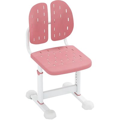 CostwayChaise de Bureau pour Enfant Réglable en Hauteur avec Double Dossier et Assise Respirante Structure en Métal Robuste pour 3+ Ans Rose - Publicité CostwayChaise de Bureau pour Enfant Réglable en Hauteur avec Double Dossier et Assise Respirante Structure en Métal Robuste pour 3+ Ans Rose - Publicité